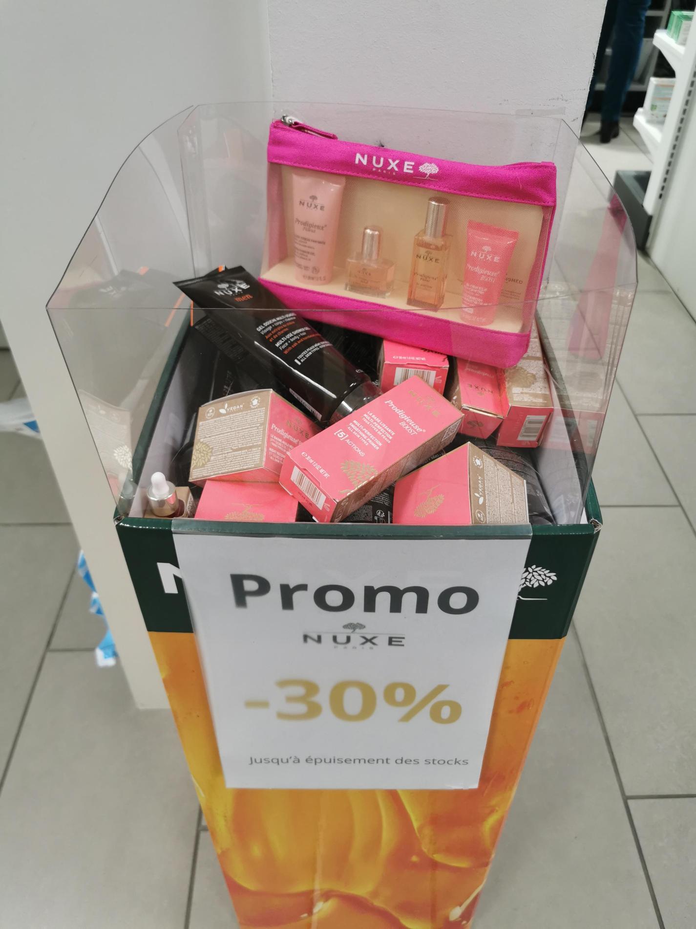 Promo NUXE -30 et 40%